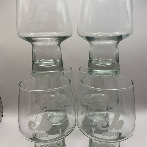 COPY - vintage Montreal Expos baseball beer glasses. 16oz Libby beer glasses.… - Picture 8 of 11